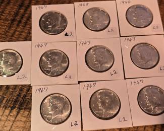 40% silver Kennedy half dollars