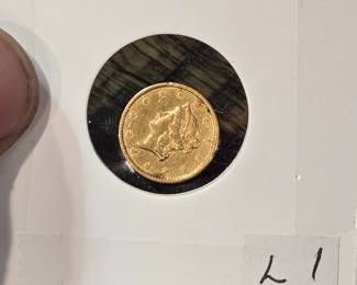 1851 Liberty Head gold dollar