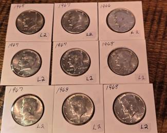 40% silver Kennedy half dollars