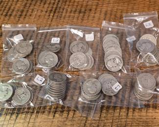 Pre 64 silver quarters 88 total