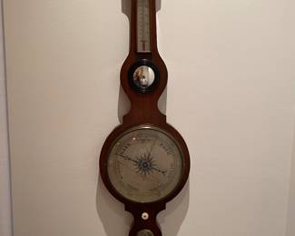19thC. barometer/England