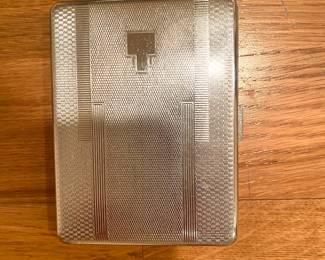 Emu Brand (England) Sylva chrome cigarette case