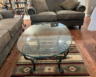 Wrought Iron and Glass