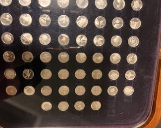 Sterling Silver Space coins