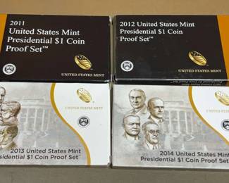 US Mint Presidentail $1 Coin Proof Set