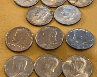 Half Dollars Franklin  Kennedy