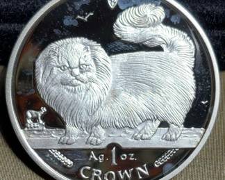 Isle of Man Crown 1997 Silver Proof Coin Cat Series