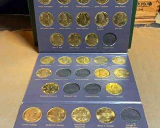 A Coin History of the U.S. Presidents Collectors Book