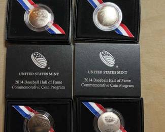 2014 Baseball Hall of Fame Coins