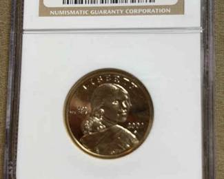 2002S Proof Sacagawea Dollar $1, NGC PF69 Ultra Cameo 