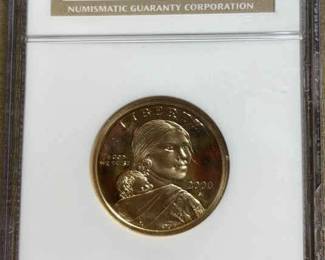 2000S Proof Sacagawea Dollar $1, NGC PF69 Ultra Cameo