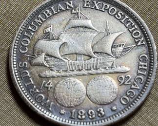 1893 Columbian Exposition Commemorative Half Dollar