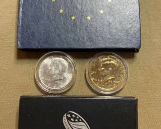 Bicentennial Silver Proof Set Other Coins Including Baseball Hall of Fame Coin