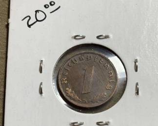 1939D 1 Reichspfennig  Germany