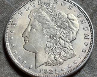 1921 Morgan Silver Dollar