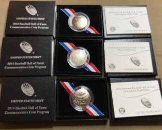 2014 Baseball Hall of Fame Coins