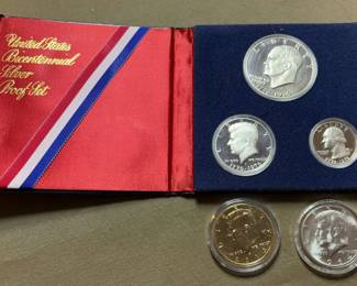 US Bicentennial Silver Proof set