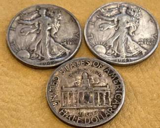 Half Dollars Walking Liberty  Iowa Centennial