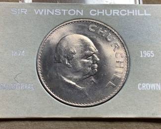 1965 CHURCHILL CROWN COIN