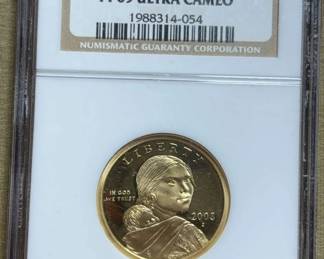 2003S Proof Sacagawea Dollar $1, NGC PF69 Ultra Cameo