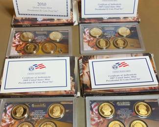Presidential $1 Coin Proof Sets