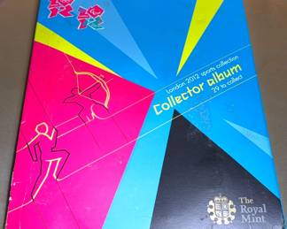 2012 Olympics London Royal Mint Collectors Coin Album 