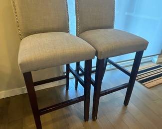 High Back Bar Stools - 2