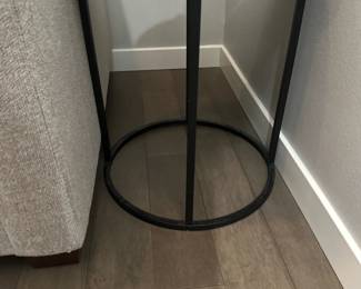 Round side table