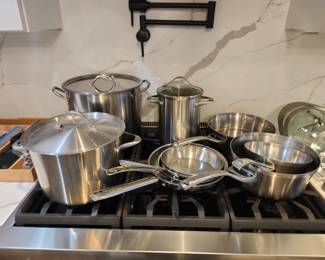 All-Clad, Wolfgang Puck, Viking pots & pans