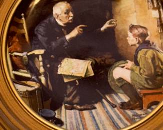 norman rockwell collector plate