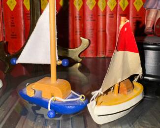 Vintage sailboats
