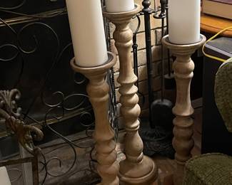 Candle sticks w/ candles