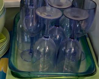 Blue glass
