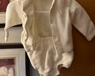 Vintage baby girl outfit