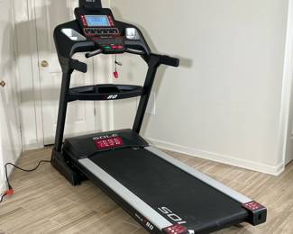 SOLE F80 TREADMILL | Sole Fitness F80 treadmill with 9” display, fan, Bluetooth compatibility, tablet holder and more! - h. 65 x w. 36 x l. 81 in