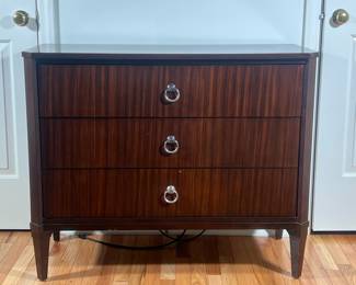 ETHAN ALLEN SMALL DRESSER | Having 3 full width drawers. - h. 33 x w. 18 x l. 40.25 in