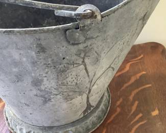 Detail of worn design on side