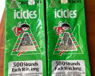 Vintage never opened icicles / tinsel