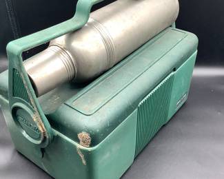 One of 2 vintage lunchboxes, Aladdin Stanley with thermos