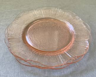 Depression glass plates