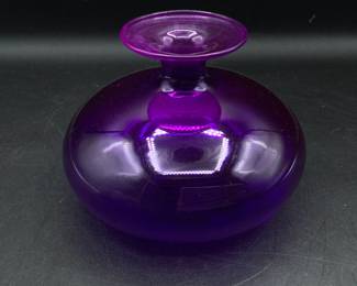 Blown glass vase
