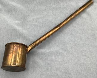 Copper long handled chocolate sampler
