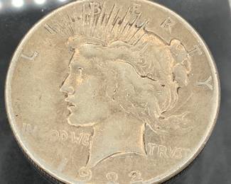 Silver Peace Dollar Coin