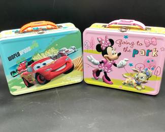 Tin Lunchboxes-Cars and Minnie