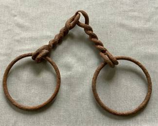 Hand forged iron horse bits
