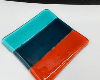 Art glass coaster