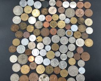 Foreign coins, all one lot