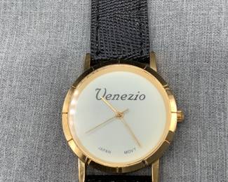 Venezio new watch with leather band