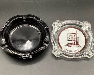 Vintage travel ashtrays