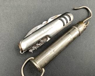 1904 Hanging scale and advertising multi-tool